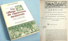 AUGY, Un Village De Vignerons Auxerrois / Pierre Bourgoin / Éditions Pierre Bourgoin En 1982 - Bourgogne