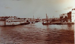 CURACAO CARTE PHOTO VUE DU PORT PRISE A BORD DU PAQUEBOT FLANDRE - Curaçao