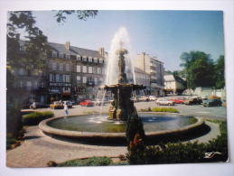 Gueret ( 23 ) La Fontaine De La Place Bonnyaud - Guéret