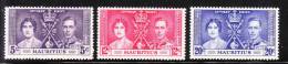 Mauritius 1937 Coronation Issue Omnibus MNH - Mauricio (...-1967)