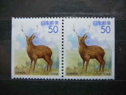 Japan 1994 2236D (Mi.Nr.) **  MNH #Pairs  Deers - Unused Stamps