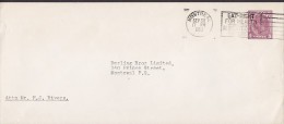 Canada Postal Stationery Ganzsache Entier MONTREAL Slogan 1953 Cover Lettre To Locally Sent King George VI - 1903-1954 De Koningen