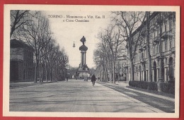 BIT-03  Torino  Monumento  Vitt. Emman. II Et Corso Omonimo . Cycliste. Non Circulé - Lugares Y Plazas