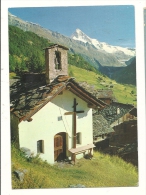 Cp, Suisse, Val D'Hérens, Chapelle De La Forclaz D'Evolène, Voyagée 1961 - Evolène