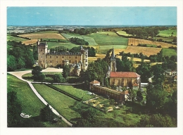 Cp, 32, Saint-Blancard, Le Château De St-Blancard, Vue Aérienne, écrite - Other & Unclassified