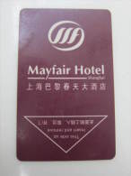 China Hotel Key Card, Mayfair Hotel Shanghai - Non Classés