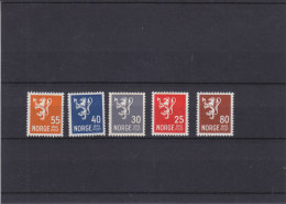 Lions -  Norvège - Yvert 289 / 91 * - MH - Valeur 45 Euros - Neufs