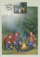 Finland Maximum Card 92 Mi 2056 - Elk - Forest - Bonfire - Sausage - 2010 - Maximumkarten (MC)