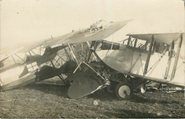 Carte Photo : Accident D'avion - Aviation - Accidents