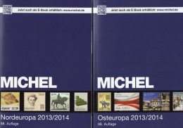 MICHEL Band 5+7 Stamps Europa Catalogue 2014 Neu 120€ Nordeuropa DK FL Est Lt N Ost-EU Moldawia Polska Russia SU Ukraine - Tijdschriften & Catalogi