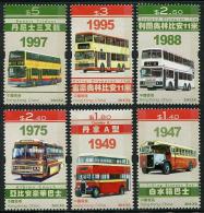 HONG KONG 2013 - Bus Européens A Hong-Kong - 6val Neufs // Mnh - Unused Stamps