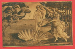 139006 / Italian Art Sandro Botticelli - The Birth Of Venus, LONG HAIR NUDE Flying WOMAN MAN - 152 Uffizi Firenze - Geburt
