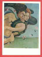 139012 / Italian Art Sandro Botticelli - The Birth Of Venus, Zephyr And Chloris  Flying WOMAN MAN - Publ. Russia Russie - Birth