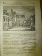 5 Juin 1834 MAGASIN UNIVERSEL : Le Palais Des THERMES ; Jane Grey Décapitée à La Hache;FIESOLE (Italie); NIL Inondations - 1800 - 1849