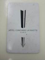 France Hotel Key Card,Hotel Concorde La Fayette Paris - Unclassified