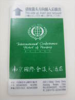 China Hotel Key Card,International Conference Hotel Of Nanjing - Non Classés