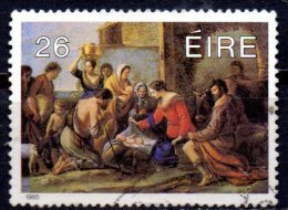 IRELAND 1985 Christmas - 26p. - "The Adoration Of The Shepherds" (Louis Le Nain) FU - Gebruikt