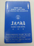 China Hotel  Key Card,Huang Yuan Hotel - Unclassified