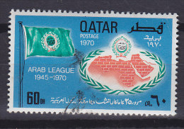 Qatar 1970 Mi. 410     60 D Arabische Liga Flag Flagge - Qatar