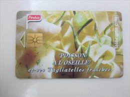 Telecarte Cinq,Findus Poisson A L'Oseille,used - Telefoonkaarten Voor Particulieren