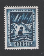 NORVEGIA-1941-VALORE NUOVO STL DA 10+15 O.EMISS. A PROFITTO DEI FAMIL. DEI MARINAI SCOMP. IN MARE- IN OTTIME CONDIZIONI. - Unused Stamps