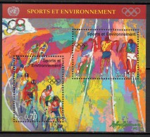 Nations Unies (Genève) - Bloc Feuillet - 1996 - Yvert N° BF 8 **  - Sport Et Environnement - Blocchi & Foglietti