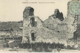 Fresnay Sur Sarthe  -  Ruines De L'ancien Château  -  Cachet Postal Au Recto De 1906 -  Non écrite Au Verso - Sonstige & Ohne Zuordnung