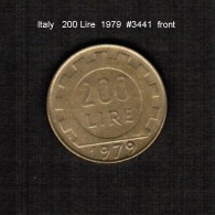 ITALY   200  LIRE   1979  (KM # 105) - 200 Liras