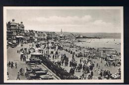 RB 959 - Early Postcard - Cars At The Promenade - Weymouth Dorset - Weymouth