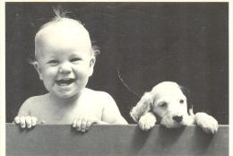 TEM214 - Bambino Con Cane - Child With Dog - Enfant Avec Un Chien - Kind Mit Hund - Humorvolle Karten