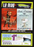 Magasine Magazine Le Mag Les Arènes De Metz Programmation De Décembre 13 à Mars 2014 - Musica