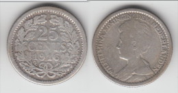 **** PAYS-BAS - NETHERLANDS - 25 CENTS 1916 WILHELMINA I - ARGENT - SILVER **** EN ACHAT IMMEDIAT - 25 Cent