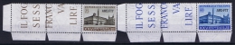 Italy  AMG FTT,Sa 194-195, Mi 226-227, MNH/** Signiert / Signed / Approvato Müller – Basel Hinged At Label - Ongebruikt