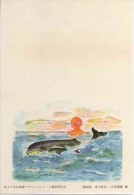 WHALE Baleine  Wal Entier Postal Stationery Echocard Postmarked JAPAN - Whales