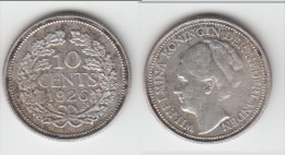 **** PAYS-BAS - NETHERLANDS - 10 CENTS 1926 WILHELMINA I - ARGENT - SILVER **** EN ACHAT IMMEDIAT - 10 Cent