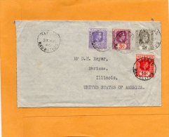 Mauritius 1946 Cover Mailed To USA - Maurice (...-1967)