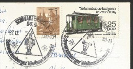 SCHWARZENBER SACHSEN Erzgebirge Stempel Weihnachtsmarkt DDR Briefmarken 1980 - Schwarzenberg (Erzgeb.)