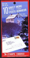 1989  Christmas Issue Winter Landscape - Noël Paysage D'hiver  BK 106   Sc 1259   Sealed - Carnet Fermé - Libretti Completi