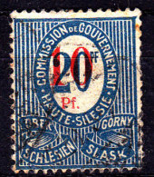 Upper Silesia Plebiscite 1920 10pf Ovpt Used Type II - Altri & Non Classificati