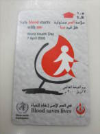 GPT Magnetic Phonecard,World Health Day,used - Oman