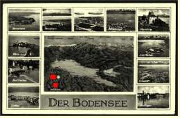 Der Bodensee  - Mehrbildkarte  Ansichtskarte Ca.1940    (2546) - Friedrichshafen