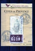 VIN ET PHILATELIE - (Etiquettes Légèrement Collées Sur Page D´expo) - Briefmarken