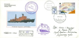 Russie 2000 - Enveloppe Brise-glace Arktika - Expéditions Arctiques