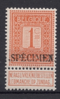 N° 108 XX Annulation Specimen - 1912 Pellens