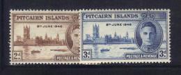 208 - PITCAIRN , 1946 : Anniversario Della Vittoria *** - Pitcairn