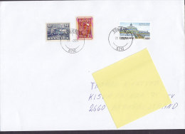 Denmark Deluxe ESBJERG 2007 Cover Brief To BRØNDBY STRAND Train Zug Ferry Fähre, Botanical Garden & (Cz. Slania) Stamps - Briefe U. Dokumente