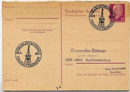 CHARLOTTADAGEN KLOCKSTAPEL 1971 Auf DDR  P78 A Antwort-Postkarte - Autres & Non Classés