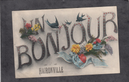 CPA - HAIRONVILLE - Un Bonjour - 1917 - Ohne Zuordnung