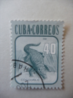 Cuba  1981 "série Faune Crocodile"   N° Y&T 2321  Used - Oblitérés