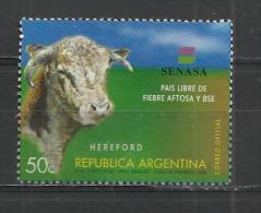 ARGENTINA 1998 - COW HEREFORD - USED OBLITERE GESTEMPELT USADO - Usati